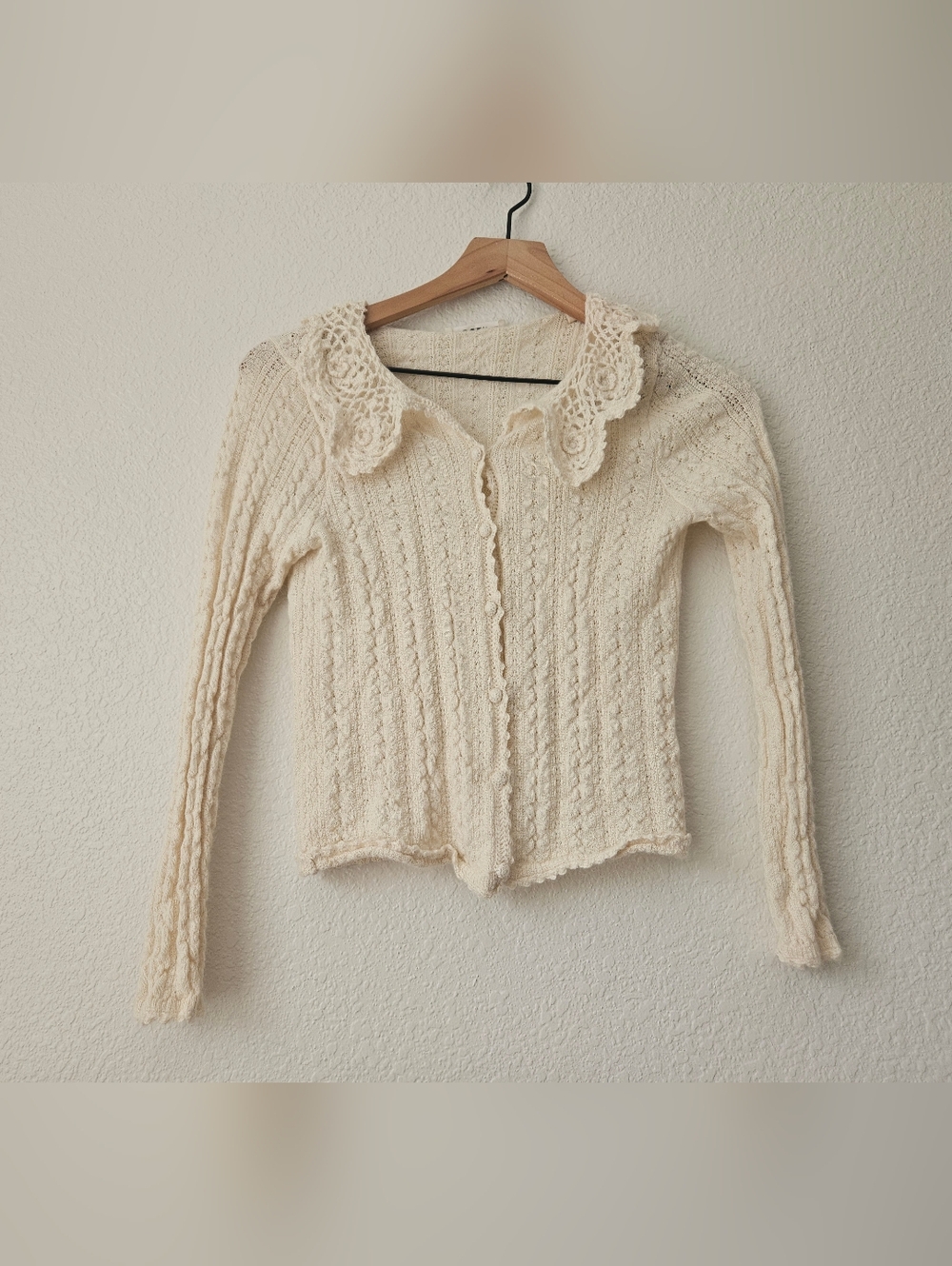 Doen crochet cardigan, small